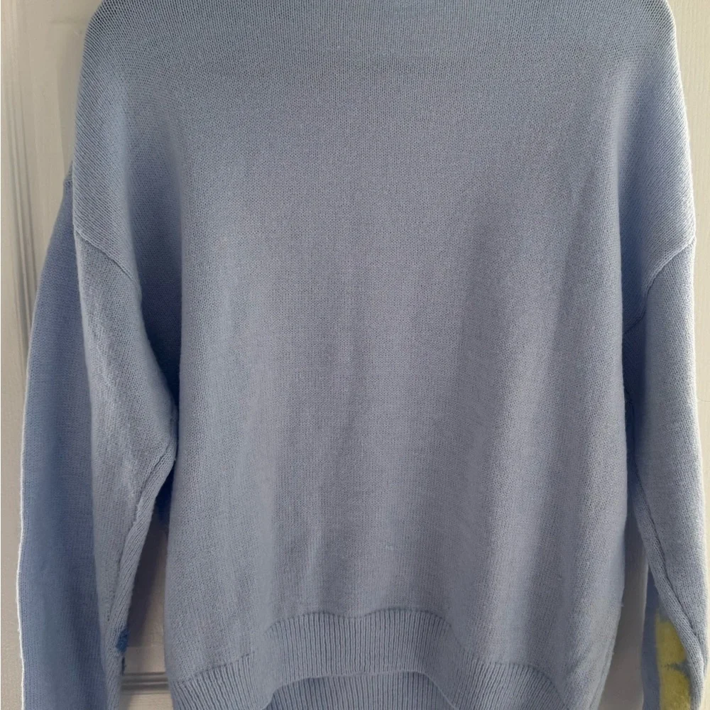 ADORA Woman’s Retro Pastel Floral Crew Neck Sweater Medium - Picture 7 of 7